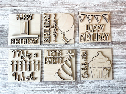 Mini Birthday DIY Signs
