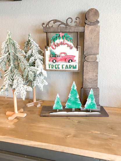 Christmas Tree Farm DIY Post Interchangeable