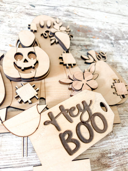 Interchangeable Drawer Hey Boo Set