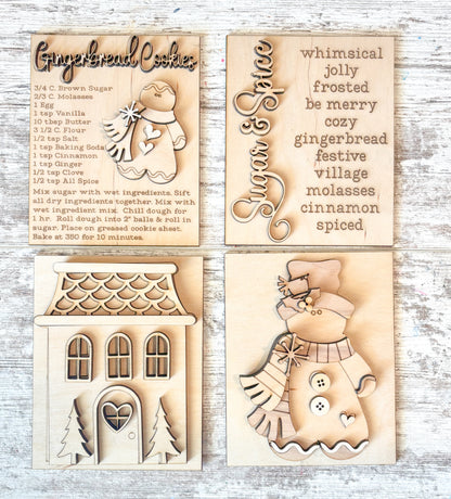 Gingerbread Trio Signs