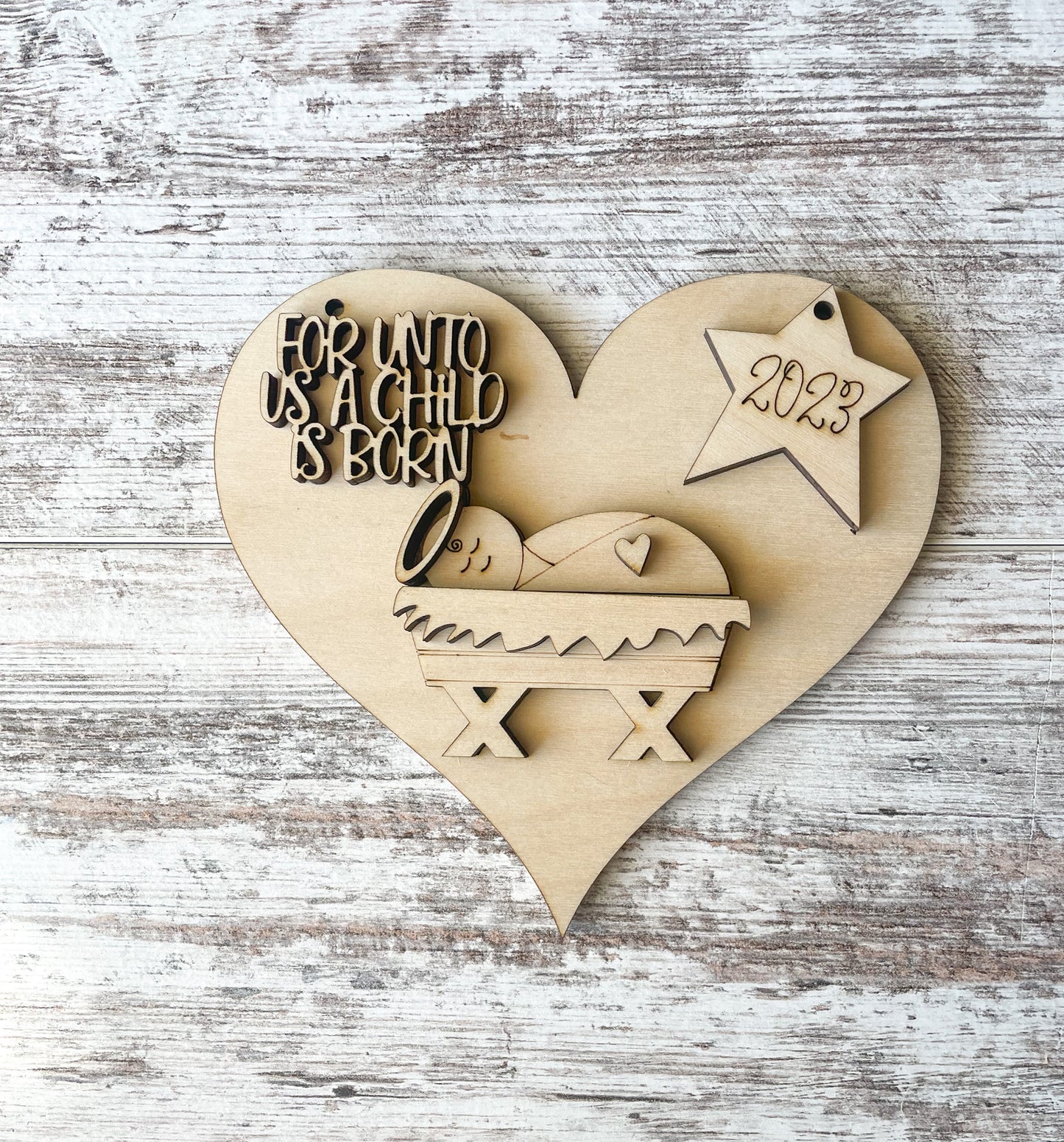 Nativity Christmas Ornament DIY Kit
