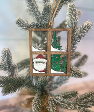 Load image into Gallery viewer, Winter Window Scene Christmas Ornament Bundle
