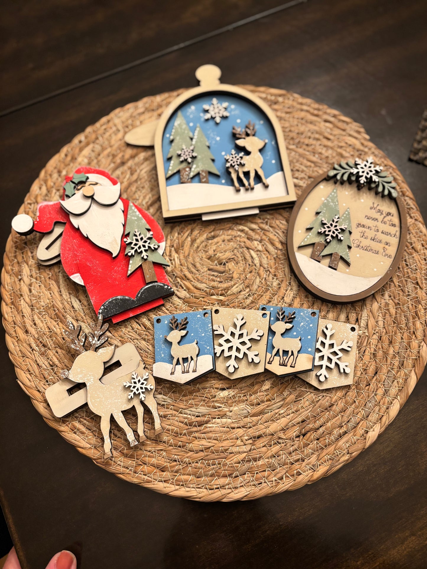 Reindeer Tiered Tray DIY Kit