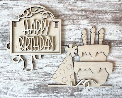 Birthday DIY Post Interchangeable