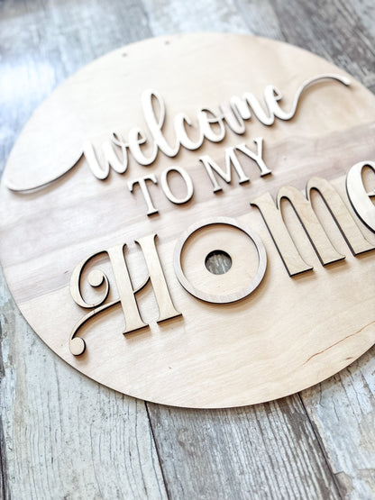 Welcome Door Hanger DIY Kit