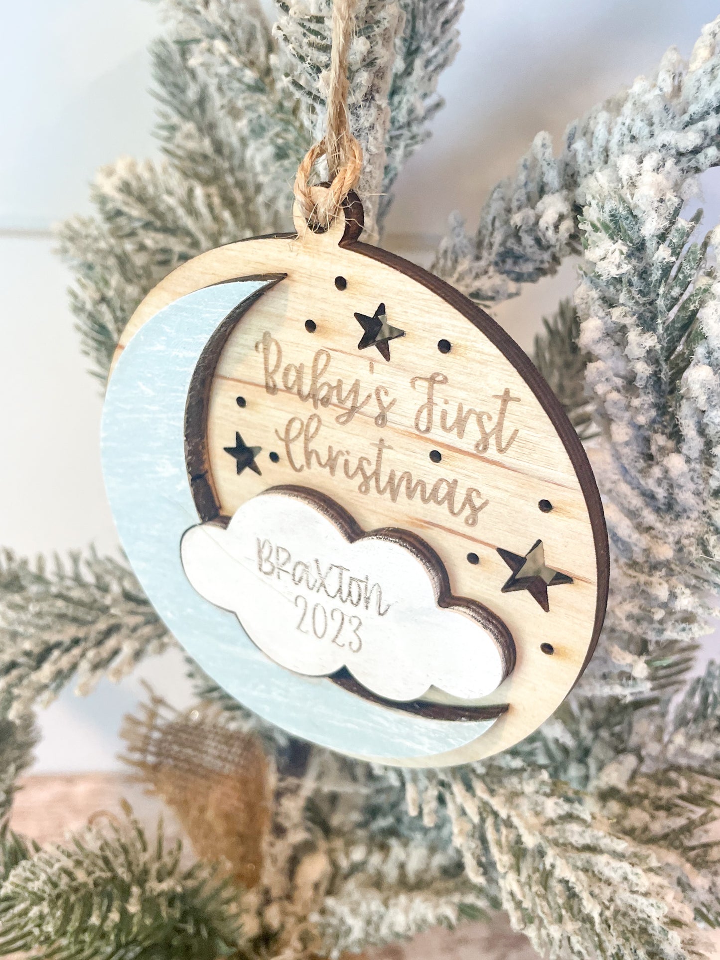 Baby’s First Christmas Personalized Ornament