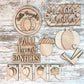 Welcome Pumpkin Tiered Tray DIY Kit