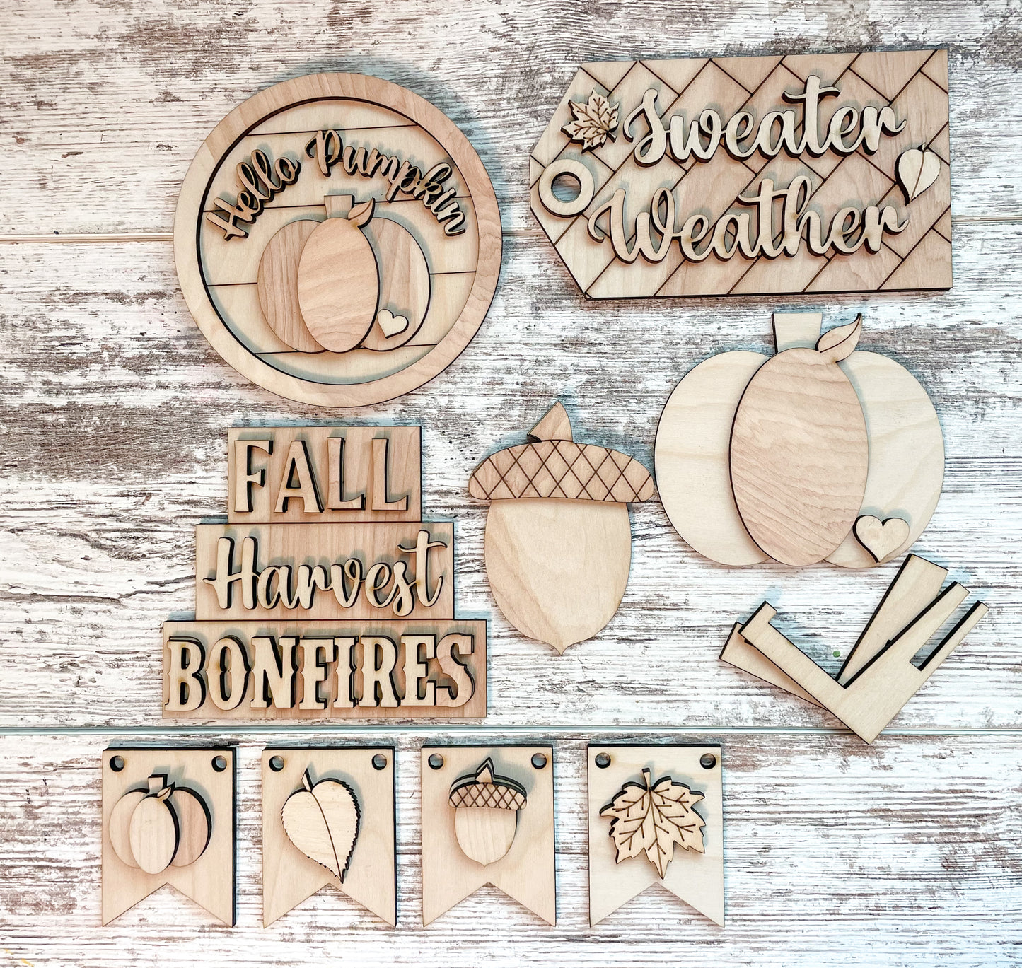 Welcome Pumpkin Tiered Tray DIY Kit