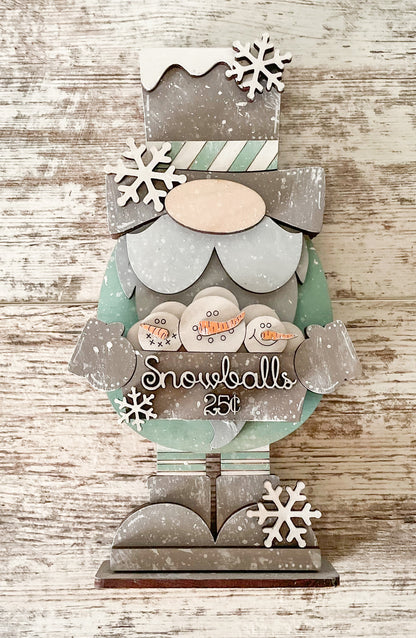 Snowball Gnome DIY Shelf Sitter
