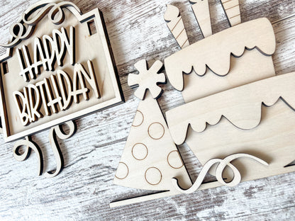 Birthday DIY Post Interchangeable