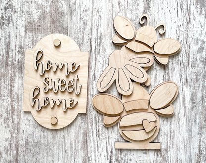 Porch Leaner Interchangeable Bee Add On DIY Kit