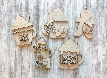 Hot Cocoa Ornament Set DIY Kit