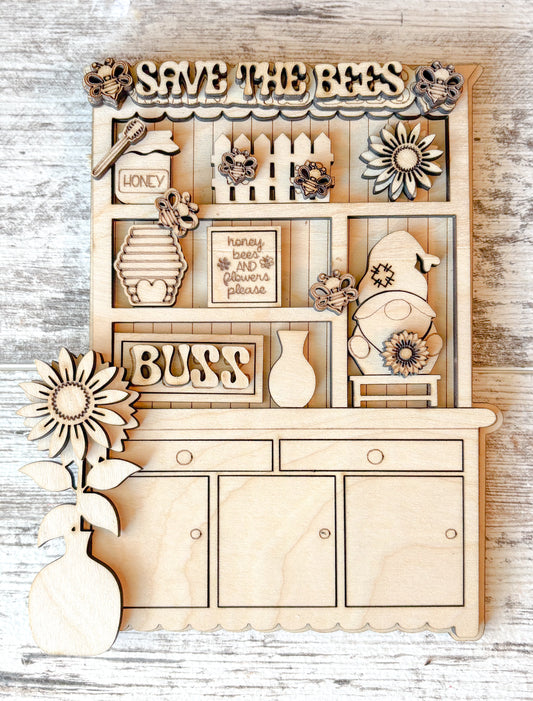 Bee Bookshelf DIY Kit
