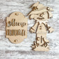 Porch Leaner Interchangeable Fall Scarecrow Add On DIY Kit