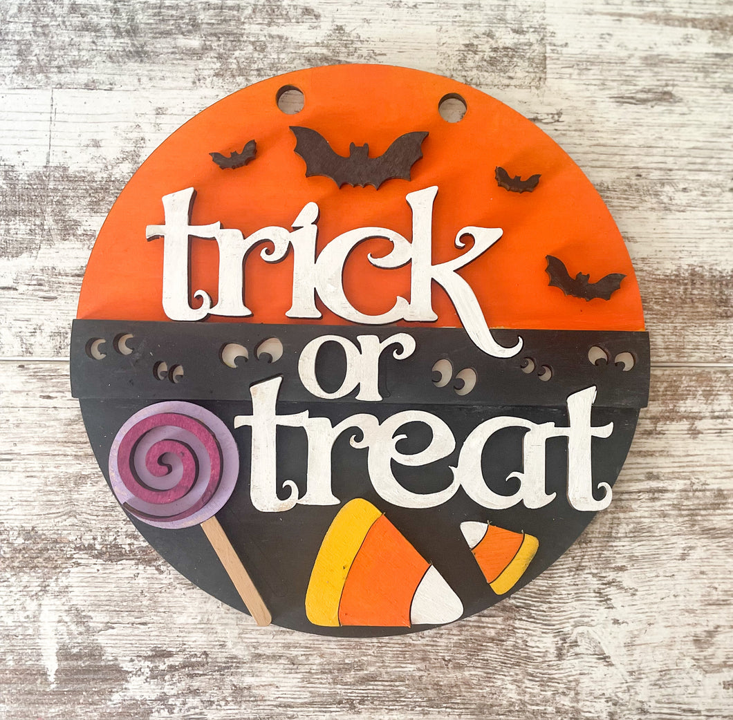 Trick or Treat Door Hanger