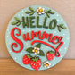Hello Summer DIY Mini Sign Freebie