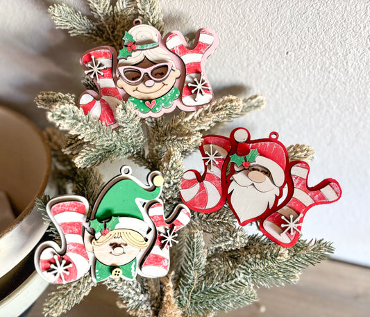 Joy Candy Cane DIY Ornament Kit