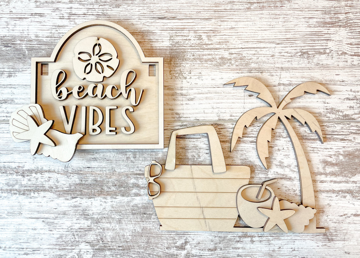 Beach Vibes DIY Post Interchangeable