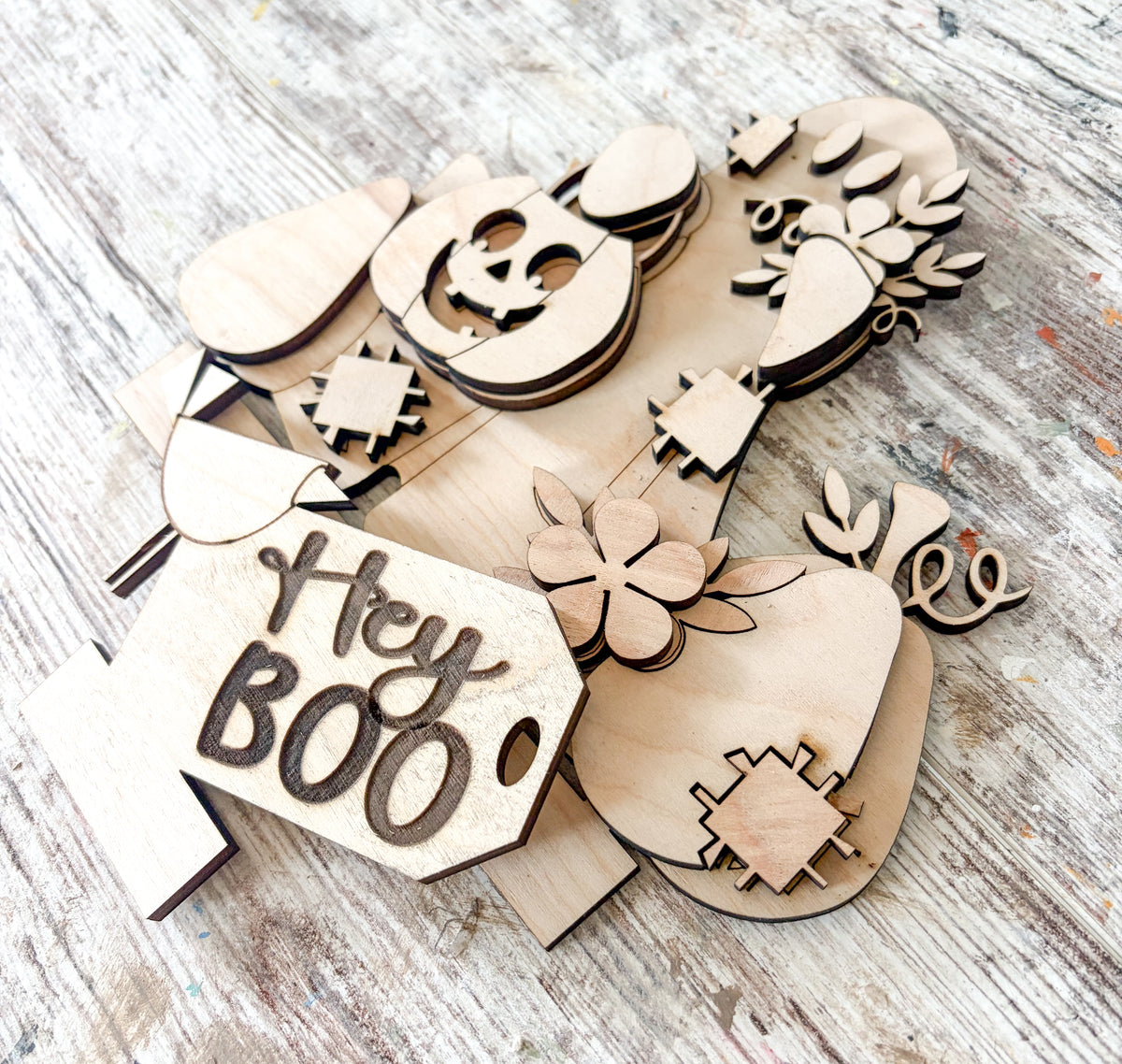 Interchangeable Drawer Hey Boo Set