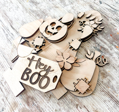 Interchangeable Drawer Hey Boo Set
