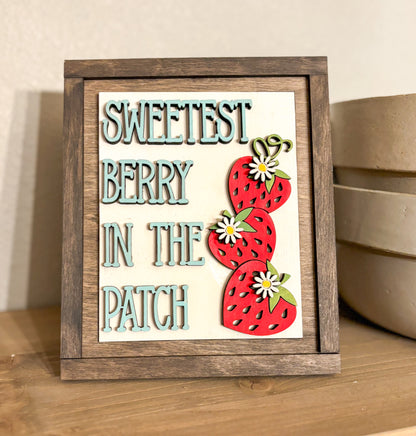 Strawberry Trio Signs