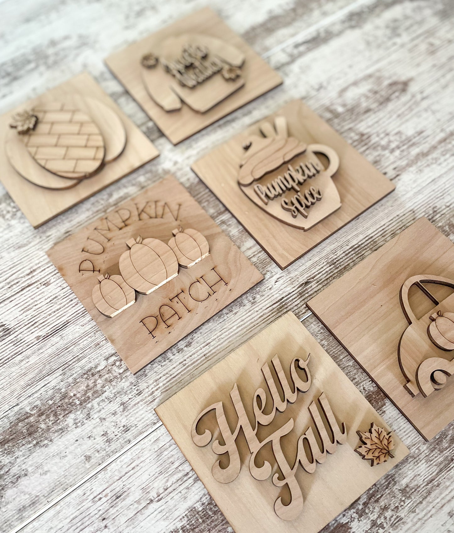 Fall Mini Signs DIY Kit