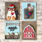 Chicken Trio Signs