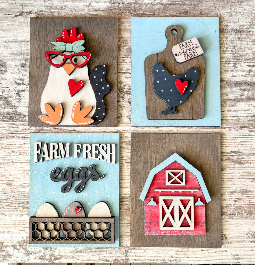 Chicken Trio Signs – A Pinch of Salt