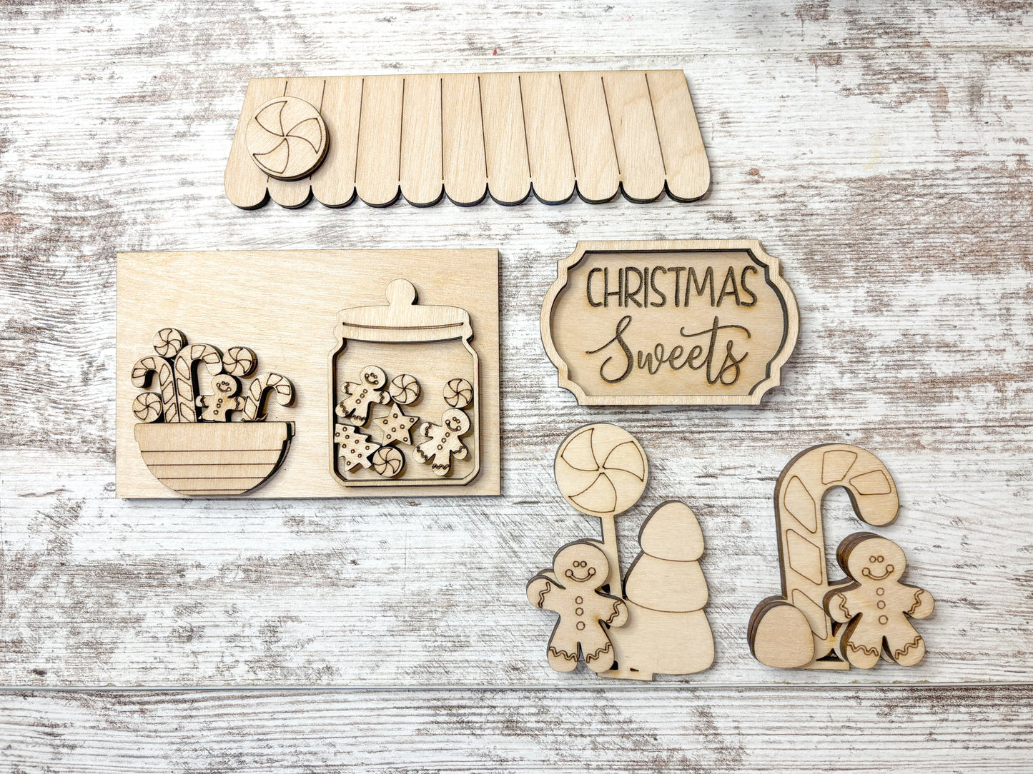DIY Interchangeable Market Stand Christmas
