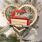 Our First Christmas Married Personalized Ornament