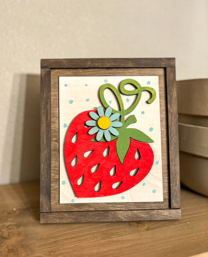 Strawberry Trio Signs