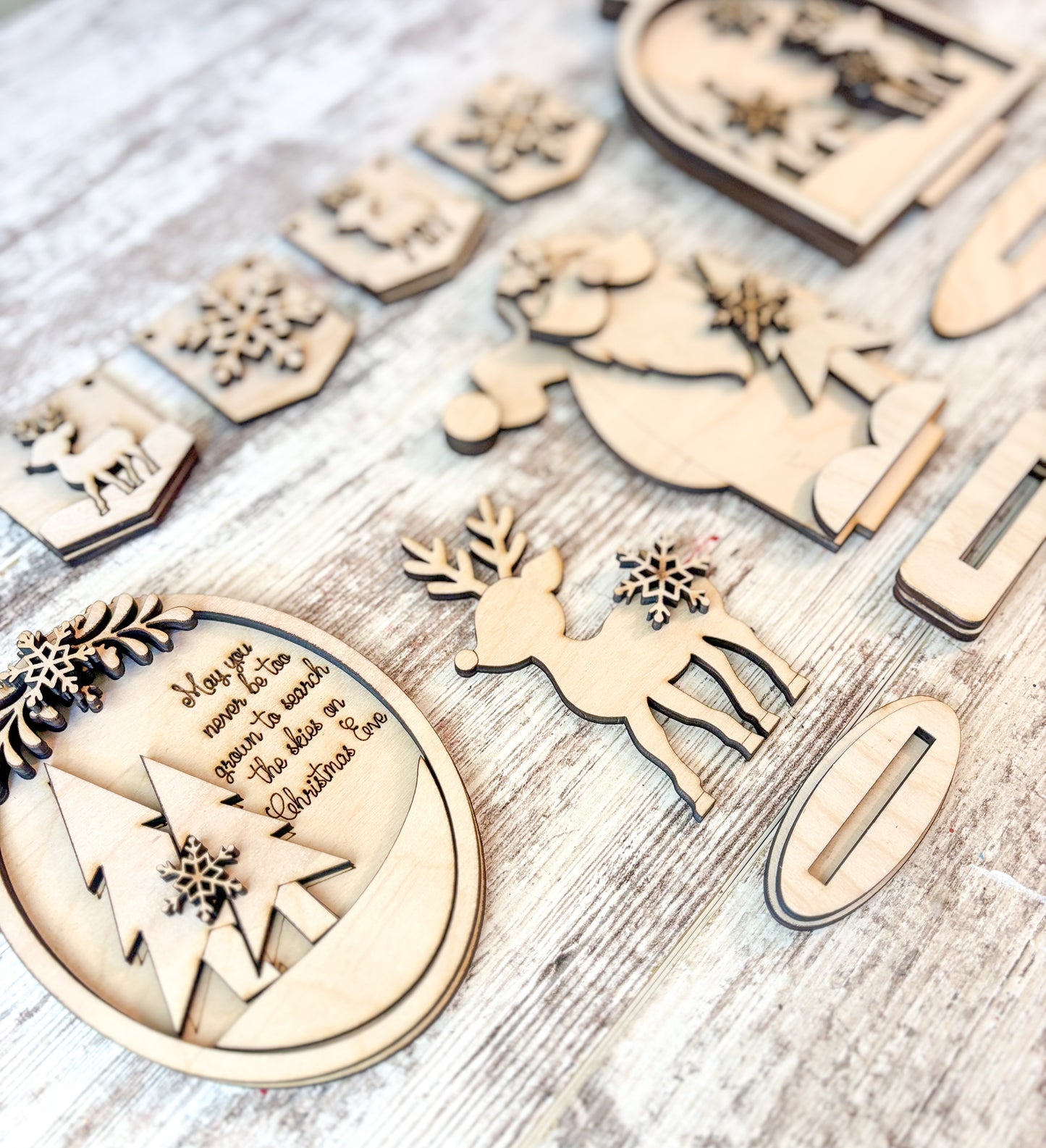 Reindeer Tiered Tray DIY Kit