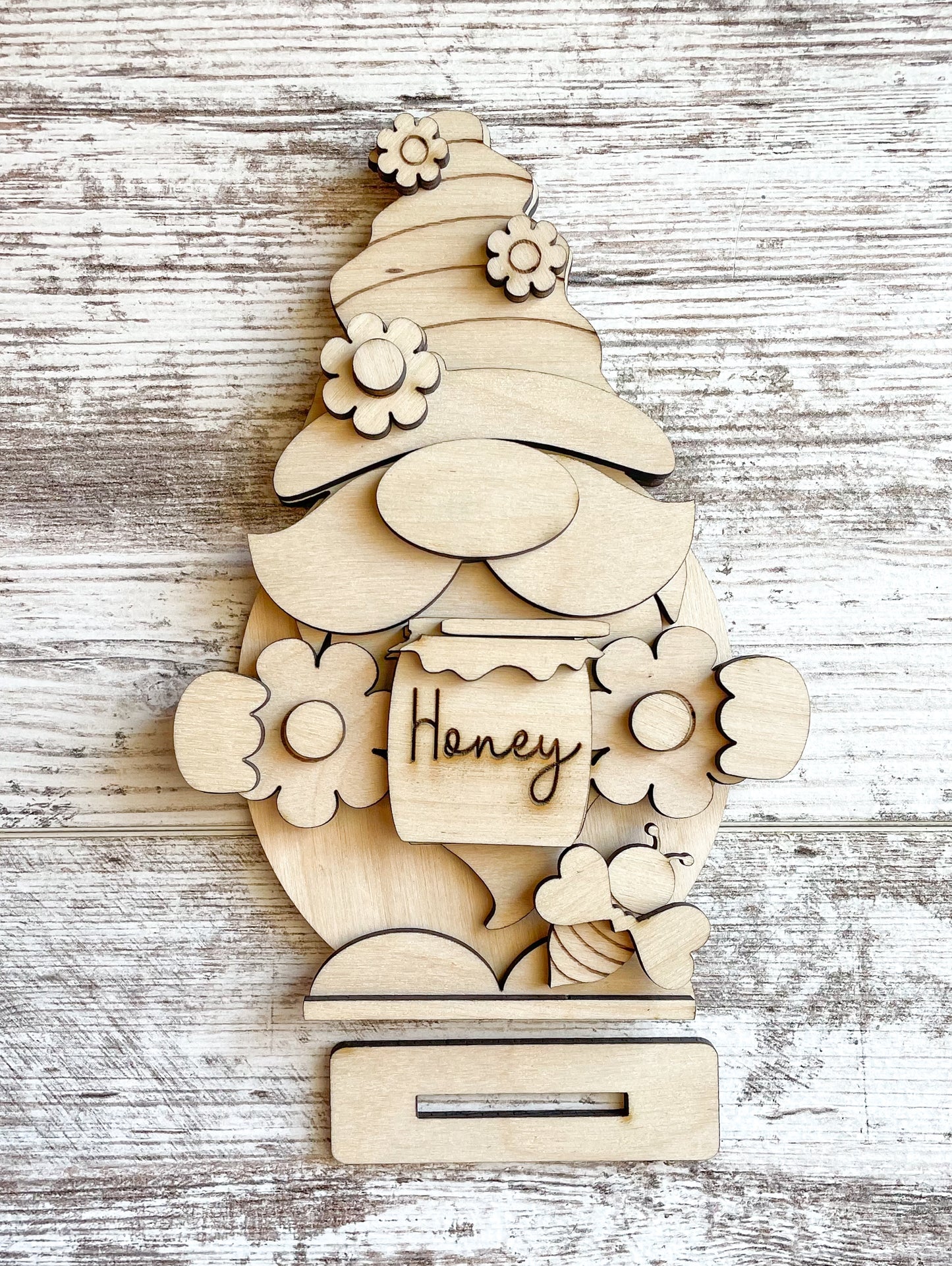 Honey Bee DIY Gnome Shelf Sitter
