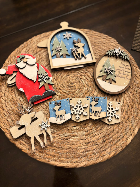 Reindeer Tiered Tray DIY Kit