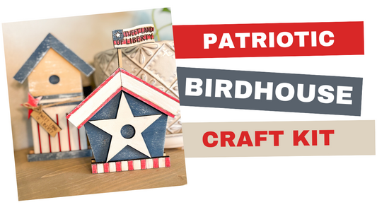 Patriotic Birdhouse DIY Kit