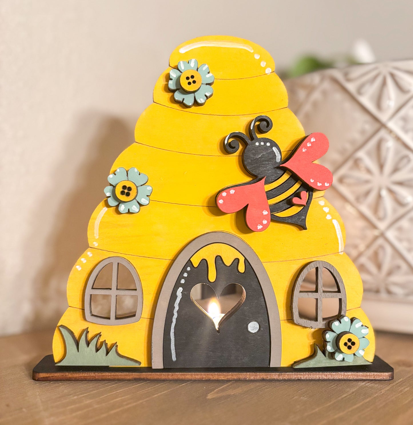 Beehive Tealight Shelf Sitter