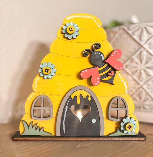 Beehive Tealight Shelf Sitter