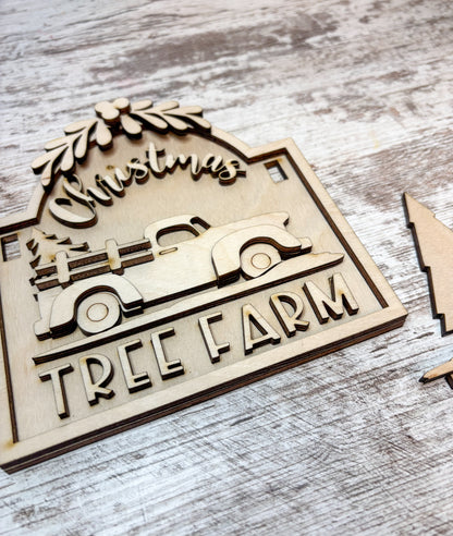 Christmas Tree Farm DIY Post Interchangeable