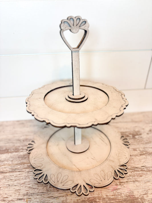 Decorative Tray DIY Kit | Farmhouse Wood Tray