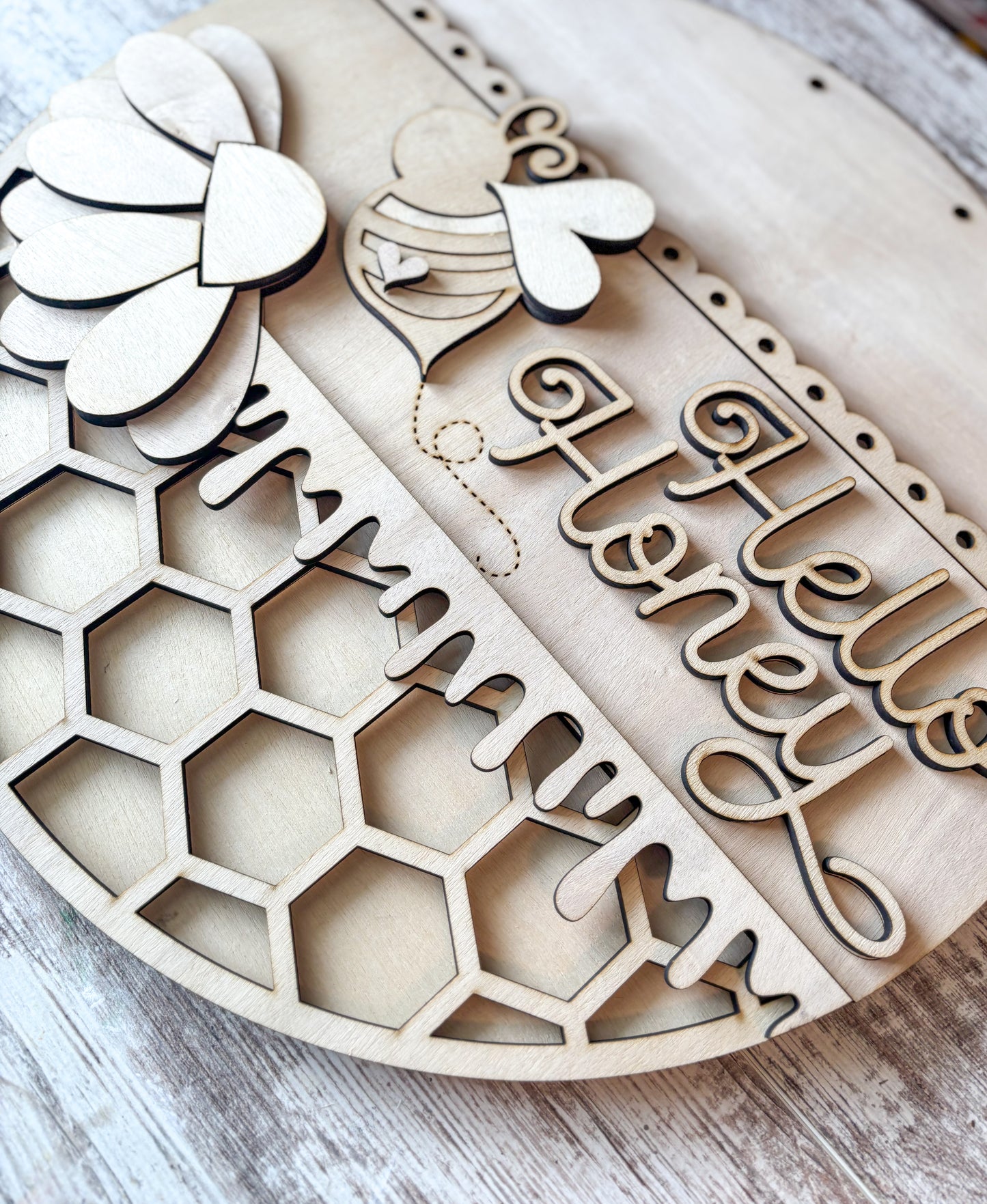 Hello Honey DIY Door Hanger Kit