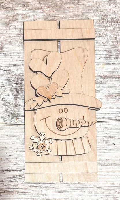 Snowman Pallet DIY Kit