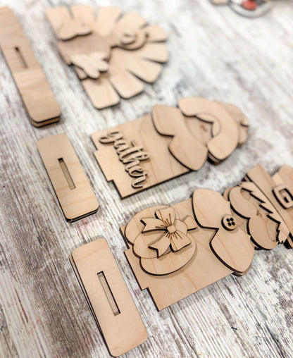 Thanksgiving Shelf Sitters DIY Kit
