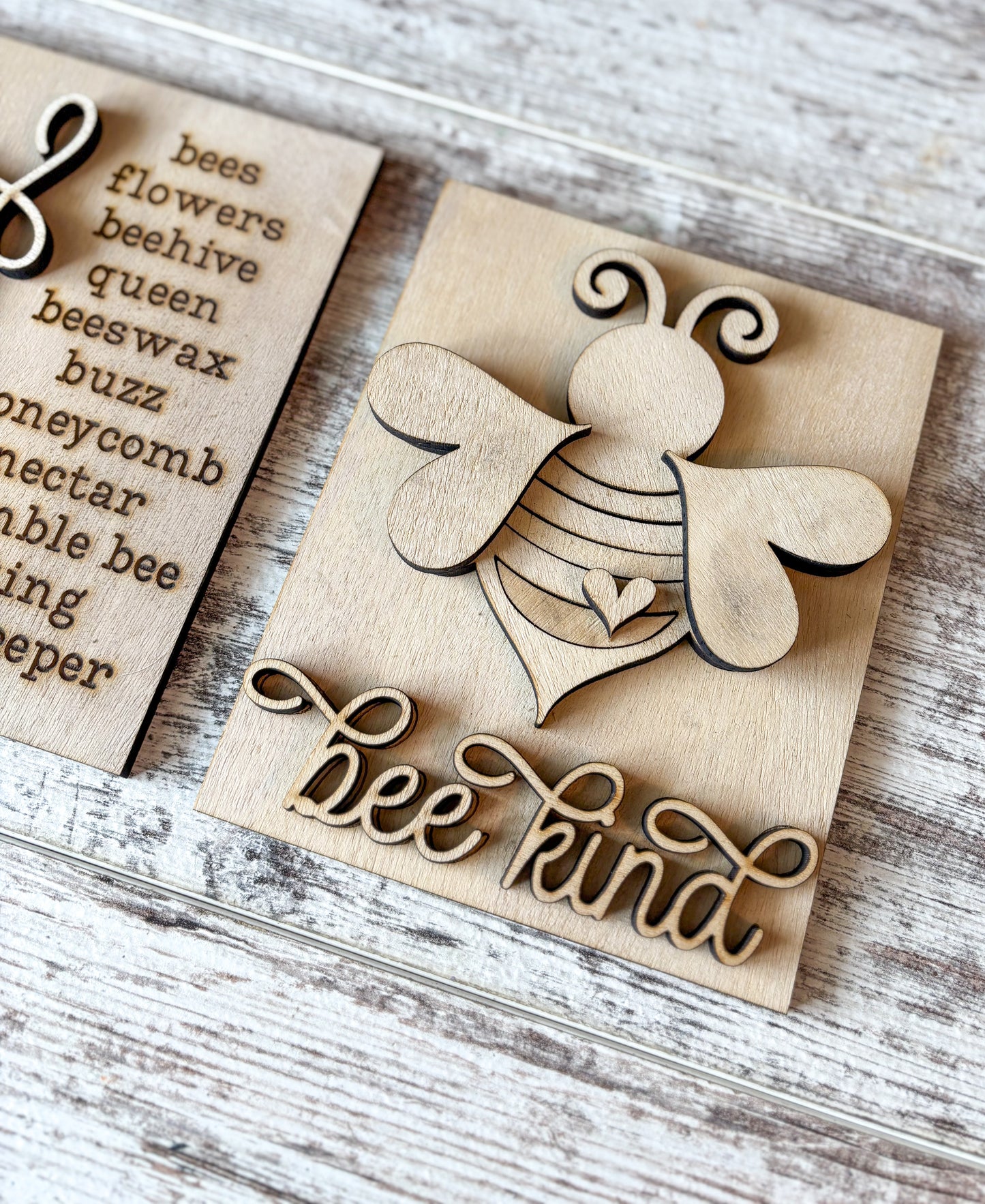 Bee Trio Signs