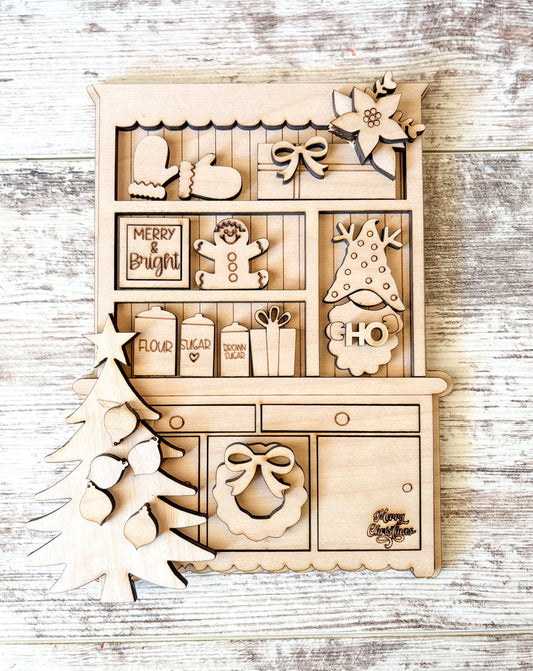 Christmas Bookshelves DIY Kits