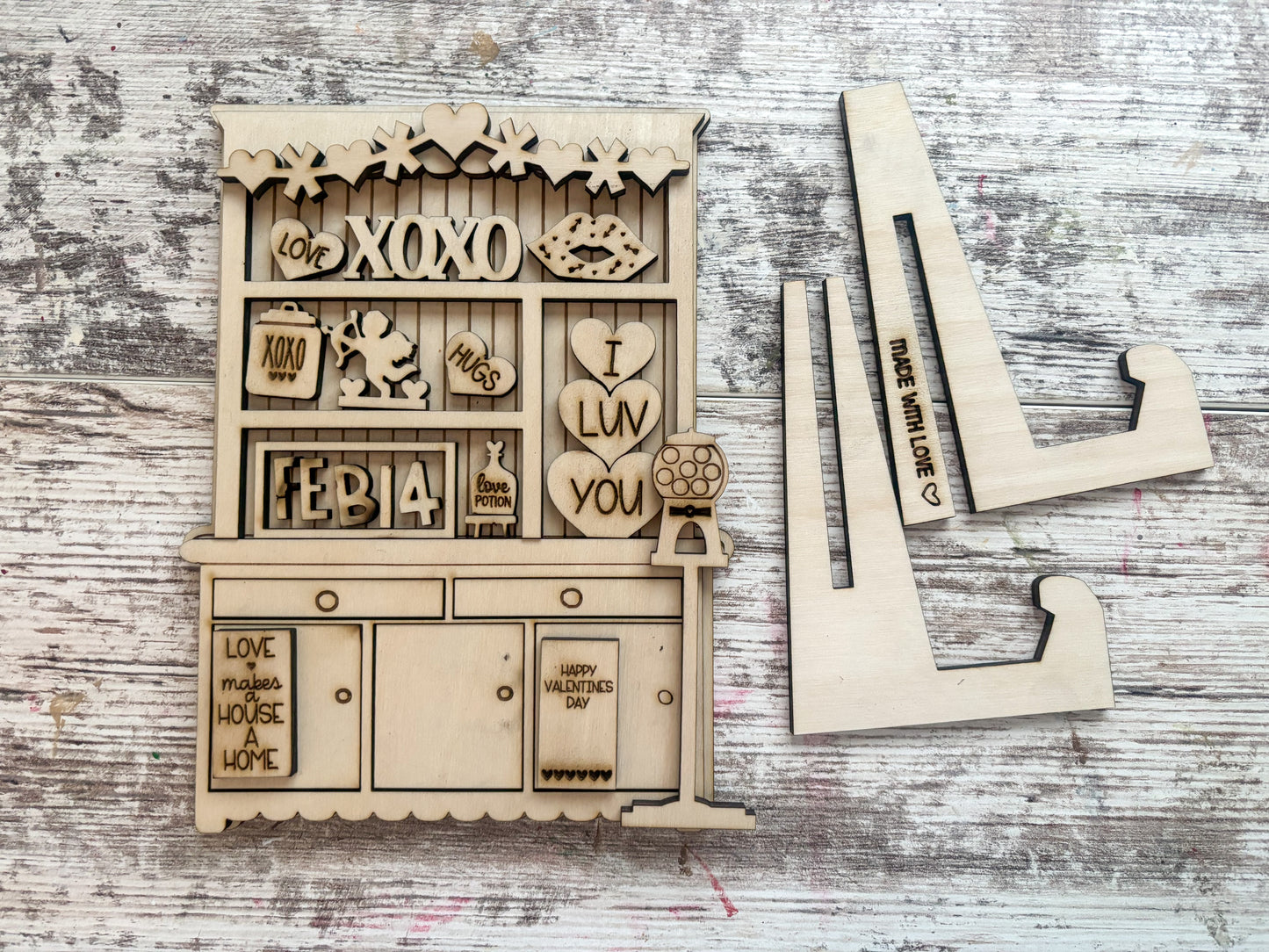 Valentine’s Day Bookshelf DIY Kit