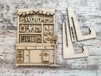 Valentine’s Day Bookshelf DIY Kit