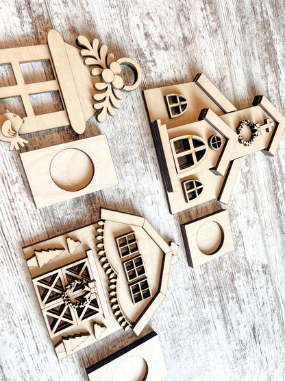 Christmas in July Votive Candle Holder DIY Kit