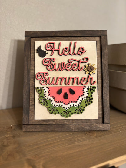 Watermelon Trio Signs