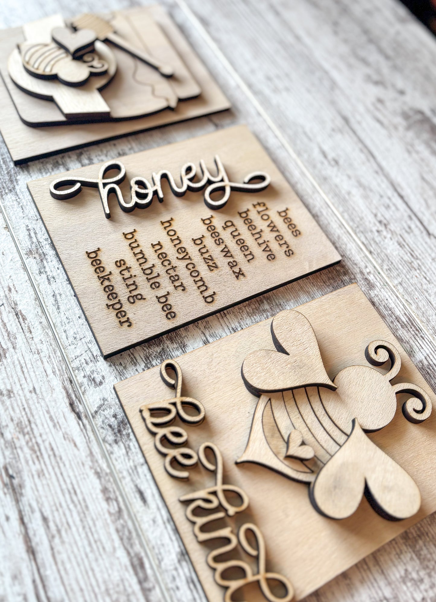 Bee Trio Signs