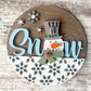 Let It Snow Door Hanger DIY Kit